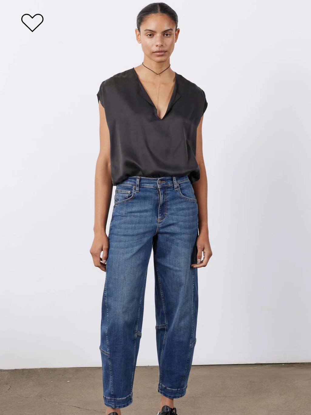 Ruti The Petite Ultimate Barrel Leg Jeans Size 2p